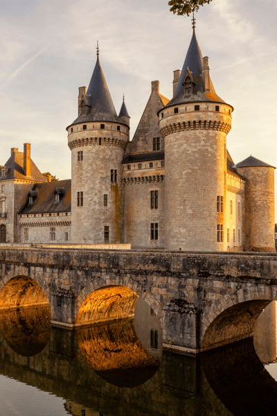 Sully-sur-loire, France. Chateau de la vallée de la Loire.