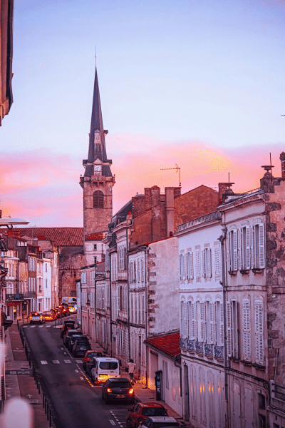 La Rochelle au coucher du soleil